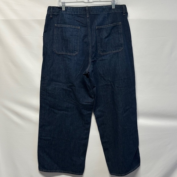 NWT Old Navy High Waisted Baggy Wide Leg Trouser Jeans 16 - Picture 5 of 5